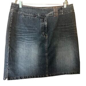 Route 66 Denim Mini Skirt